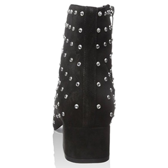 Saint Laurent Black Boot with Studs & Rhinestones - Picture 4 of 6